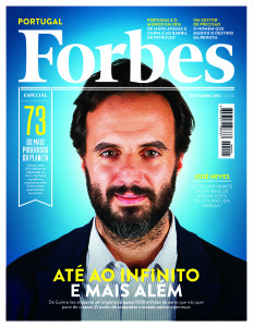 Capa 1ª Edição da Forbes Portugal, Dez. 2015