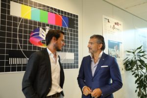 Francisco Pedro Balsemão (CEO da Impresa) e Alexandre Fonseca (presidente executivo da Altice)