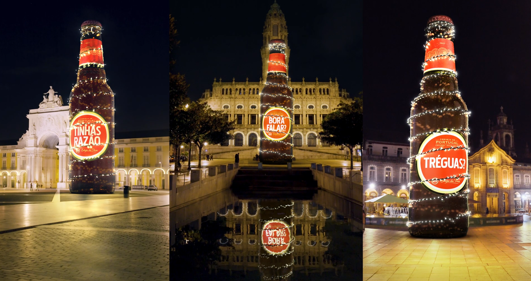 Árvores de Natal alternativas da Super Bock faz furor nas redes sociais (com vídeo)